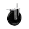 Service Caster 6 Inch Phenolic Wheel Swivel 58 Inch Threaded Stem Caster Total Lock Brake SCC SCC-TSTTL20S615-PHS-58212 - alternate 1